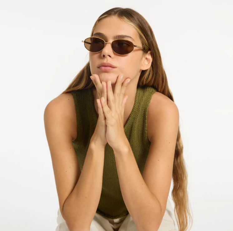 Enigma Sunglasses | Gold