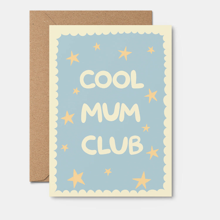 Cool Mum Club Greeting Card