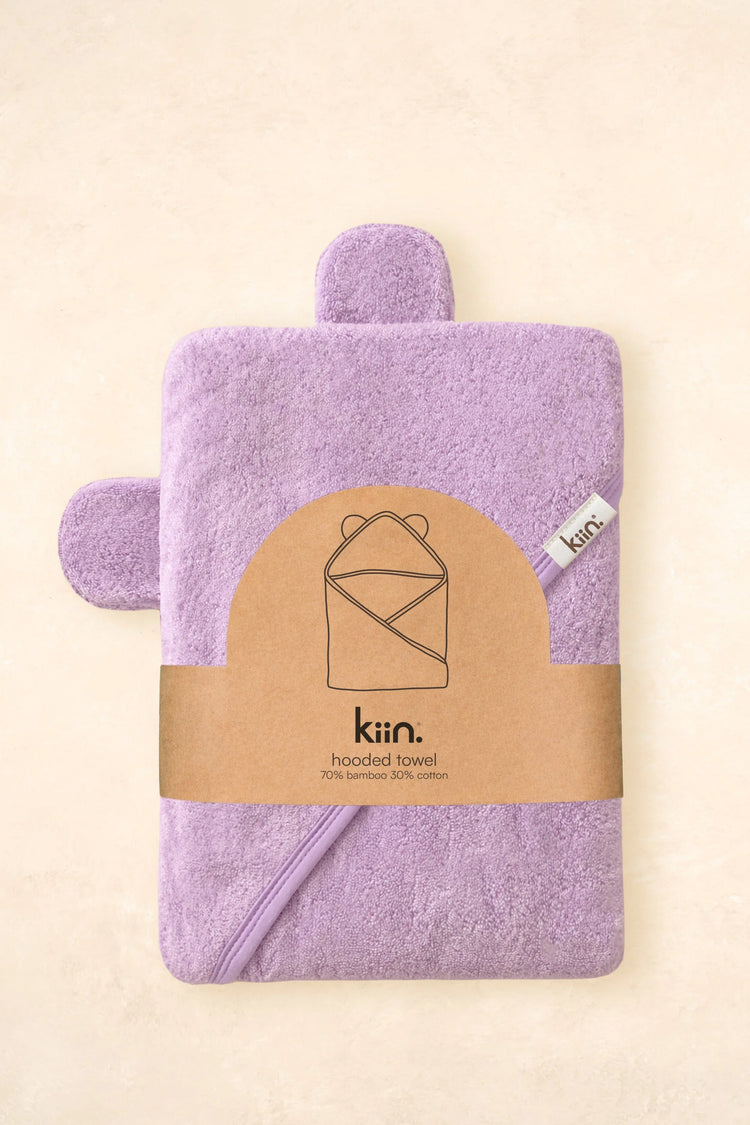 Hooded Towel- Lilac