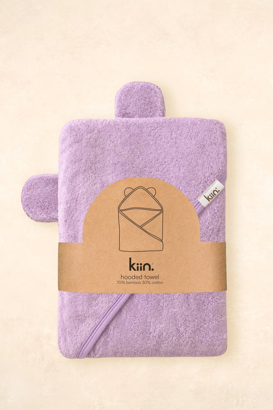 Hooded Towel- Lilac